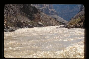 "Kiwi" climbing Vulcan Rapids