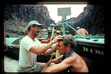 Frank LaRue and Garth; Tapeats Creek