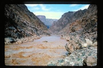 Down from right bank at 232 Mile Rapids