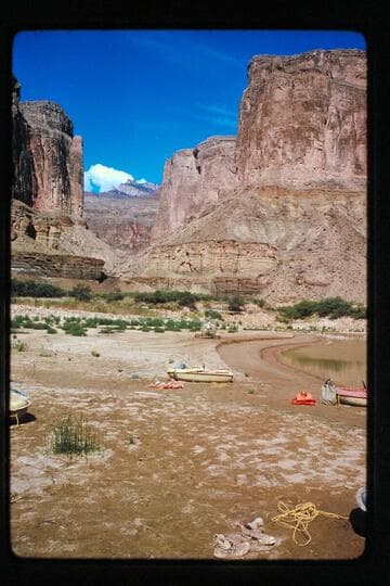 Chopper lands supplies; Little Nancoweap