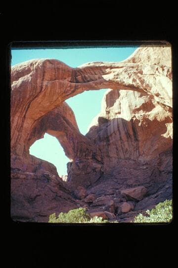 Double Arch.  Arches National Monument