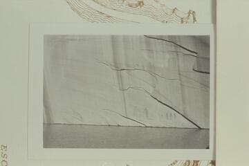 Pictographs at right bank below the Escalante River about to be submerged