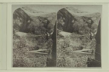 Waterpocket in a glen, "Views on the Colorado River", Glen Canon Series. This canyon is 149.5 miles in length and from 200 to 1,600 feet deep