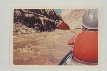 Down Cataract Canyon from Mile 193.1; 9,010 cfs