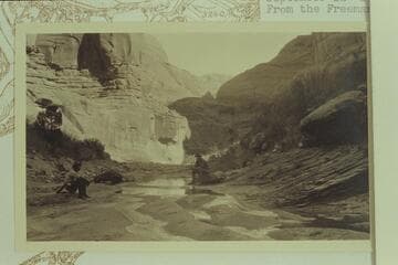 Members of the LaRue junket at the mouthof Bridge Canyon