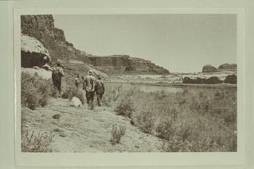 Hite. At start of Glen Canyon Traverse by Rust party