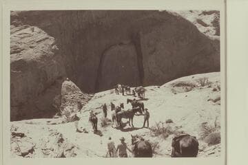 Leading the stock down head of slick rock drop into northeast fork of 73.6