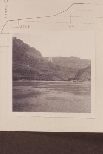 Rock slide in side canyon at Mile 184