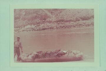 Mile 202.  Bill Davis after running rapid