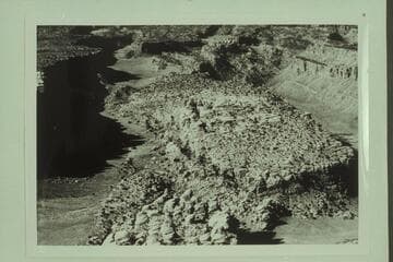 Junction of Red Lake Canyon with Upper Red Lake Canyon.  Looking south-southwest