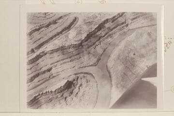 The Green River entering the Colorado River from the left.  Cisco gauge:  July 6:  14,300 cfs.  July 7:  13,700 cfs.  July 8:  13,100 cfs.  July 9:  12,200 cfs.  Green River, Utah, gauge [same days]:  13,000; 12,300; 11,600; 11,300