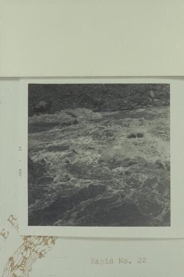 Head of Rapid 22 from left bank. Almost identical camera position with Davis phot 7 10 53