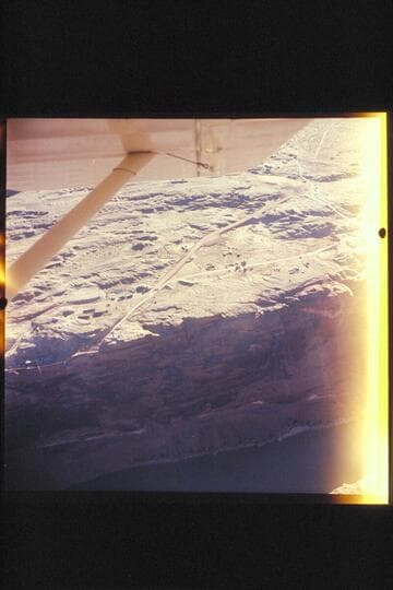 Construction work at Glen Canyon dam site