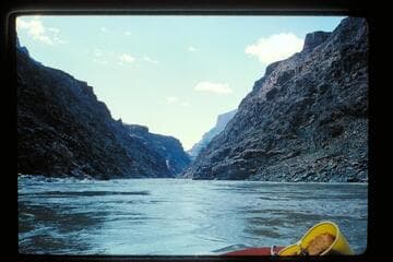 Down to Bridge Canyon Rapids