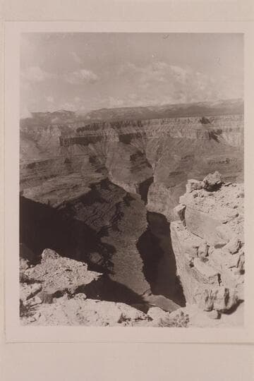 Marble Gorge from the site of the lower cable. Near Mile 39 1/2