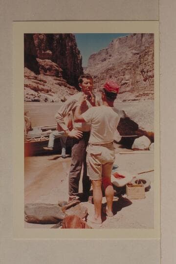 Frank LaRue makes up Bill Beer.  Boulder Narrows