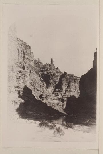 "Views on the Colorado River", Cataract Canon Series, Pyramid and Cliff