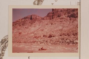 Bill Belknap rides a Sportyak thru Rapid No. 1