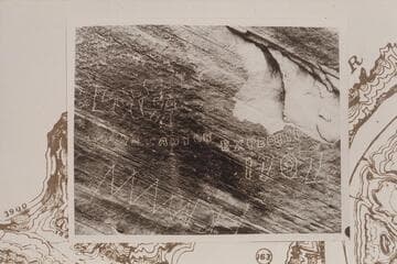 Loper inscription on back of the Fort below the mouth of White Canyon