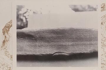 "Julie" inscription on block from Fort at White Canyon