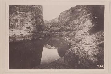 Marble Canyon between Vaseys and Harding. Probably Mile 38 downstream