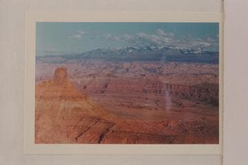 Gorge of the Colorado River and the LaSal Mountains from Dead Horse Point