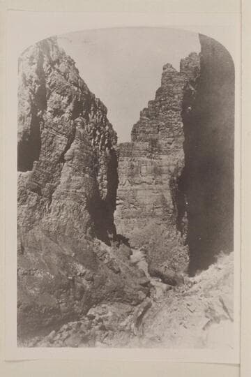 "Views on the Colorado River", Cataract Canon Series, Side Canon