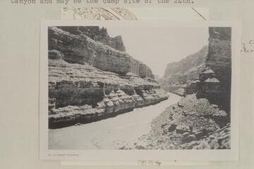 Down Cataract Canyon from right bank at Mile 186.3, Cove Canyon