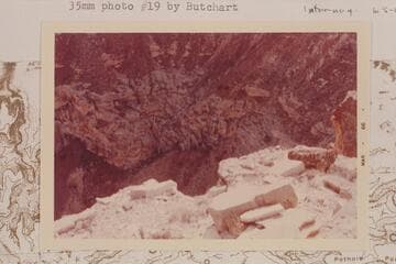 Route through Coconino from rim of Driftwood Canyon