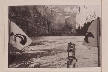 Dam site at Mile 39 1/2 looking upriver