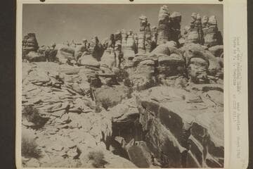 Land of The Sentinels.  Near Junction of Green and Colorado
