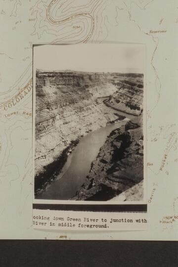 Down Green River to junction with the Colorado River