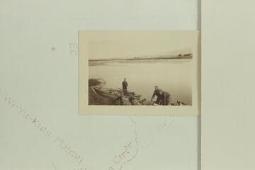 Loading the Swain-Hatch boats in Brown's Park during the 8-day cruise from Wyoming-Utah line to Jensen