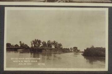 Green River Investigation; mouth of White River
