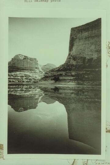 Looking up the Yampa past Jenny Lind Rock
