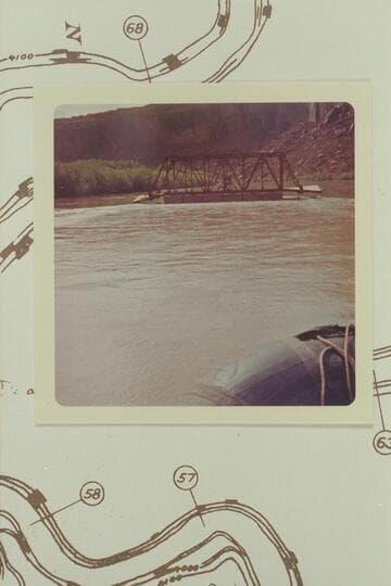 Ferry at Bowknot Bend used for uranium mining operations. Mile 65.8. Labyrinth Canyon