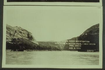 Green River Investigation: Upstream in Mitten Park, 1 Mile below Pool Creek