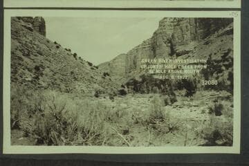 Green River Investigation: Up Jones' Hole Creek from 1/4 Mile above Mouth