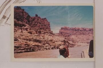 Down to the upper saddle in The Loop from Mile 7 1/2