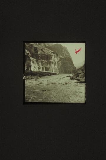 The "Bootoo" clearing the hole at the foot of Lava Falls, Marston at the helm and Masland riding. About 5 PM