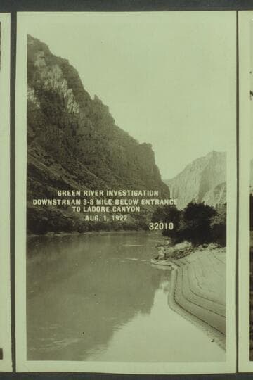Green River Investigation- Downstream 3-8 miles below entrance to Ladore Canyon
