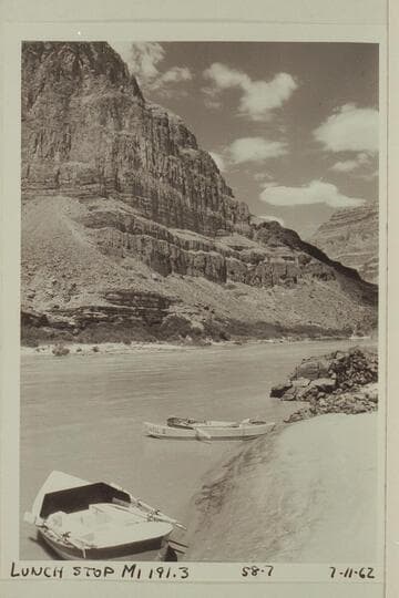 Mile 191.3. The "Flavell II" is Brick Mortenson's boat