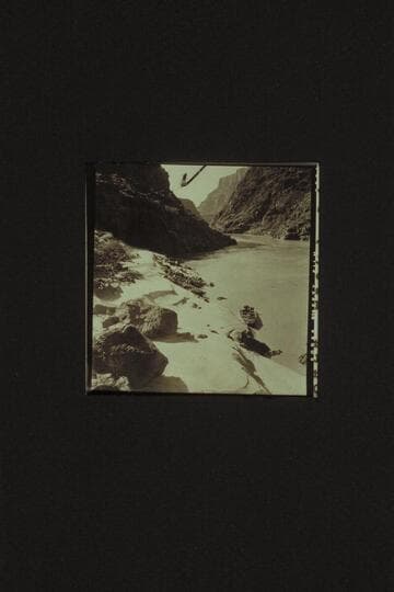 Down river from upper end of cove above Bridge Canyon