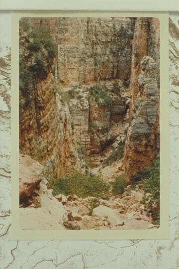 In Redwall access ravine. Kibbe Butte