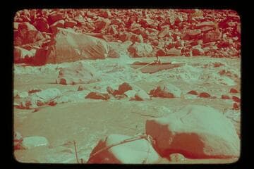 Kent Frost in 13-Ft. Rapid.  MH gauge:  May 1: 1190 cfs.  May 2:  1120 cfs.  May 3:  1080 cfs