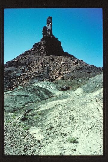 Uranium road; mouth of Horsethief Canyon