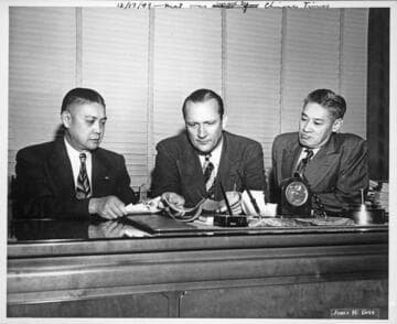 William Knowland and group in Y. C. Hong's office