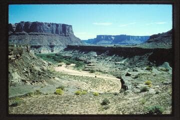 Up Green River near mouth of Horsethief Canyon