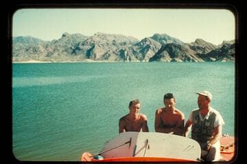 Crew of "Chariot"; Lake Mead