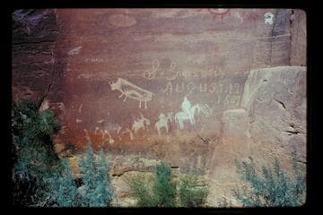 S. Groesb [?] inscription; Nine Mile Canyon